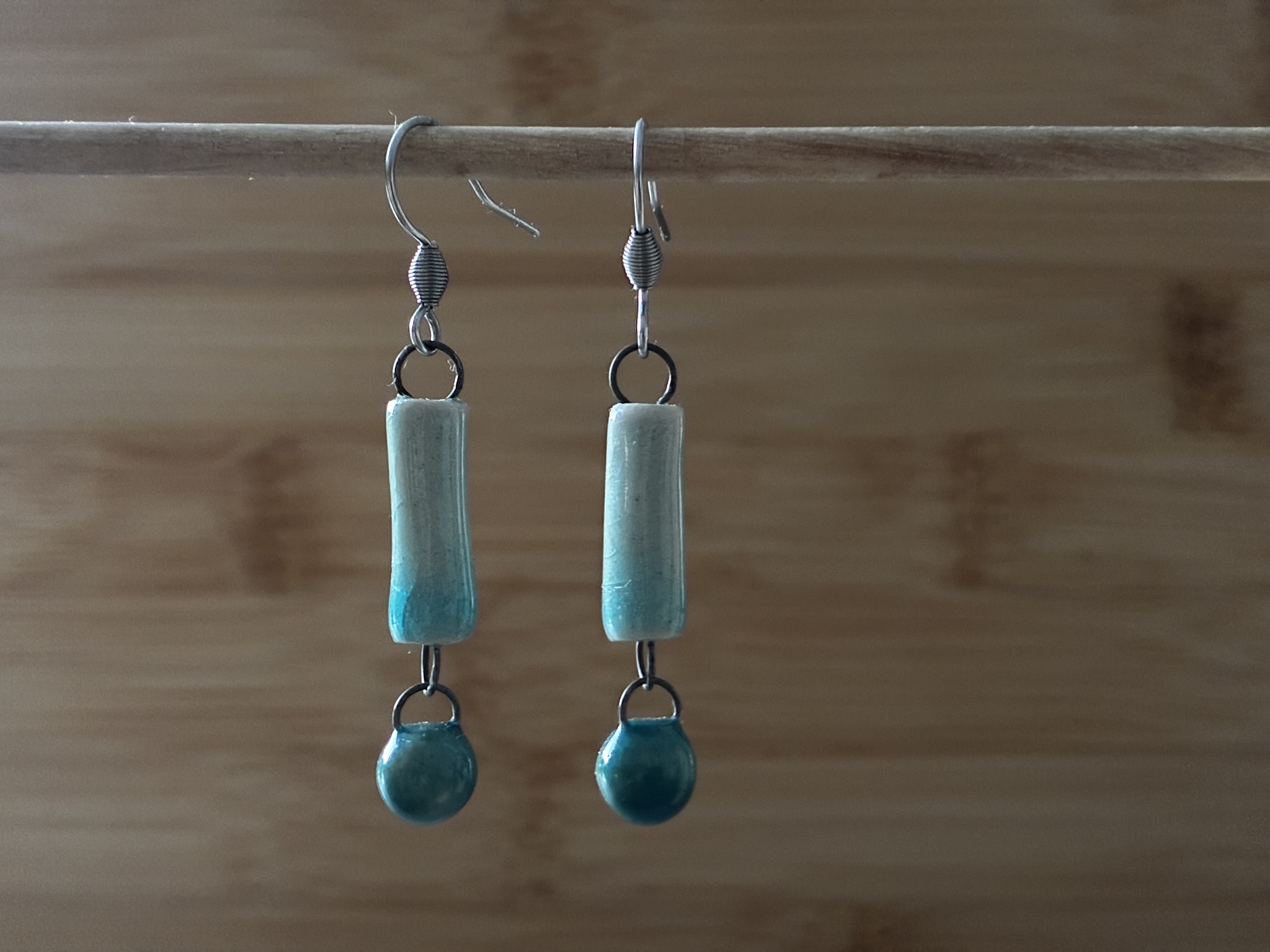 Turquoise craquelée - Duo Tube